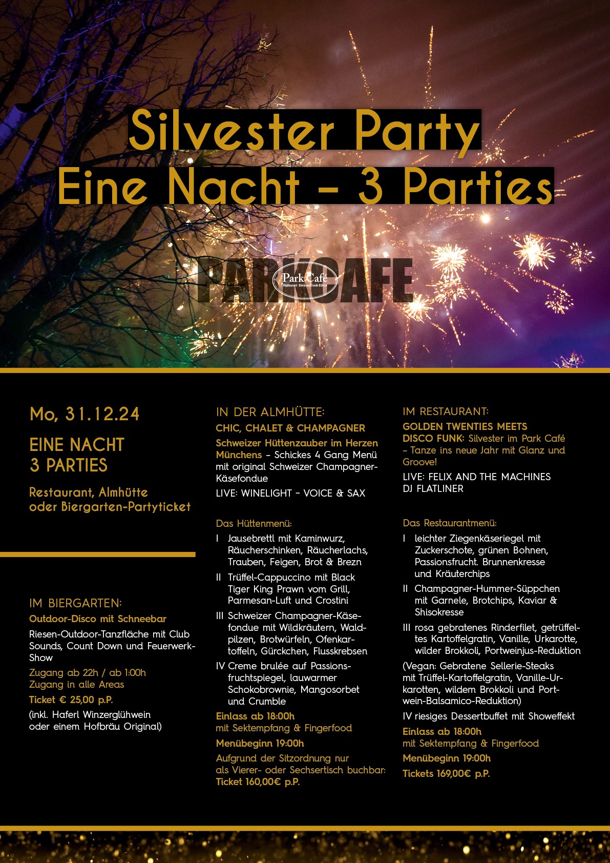 Silvester im Parkcafé